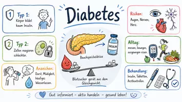 Vorschau - Arbeitsblätter - Lernposter + Arbeitsblätter zum Thema "Diabetes" + Lösung & MP3 + Mindmap + Infografik - Seite 2