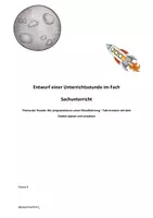 Vorschau - Stundenentwürfe - "Mission Mond" - schriftlicher Unterrichtsentwurf - Seite 2