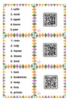 Voorbeeld - verkleinwoorden QR code - Voorblad
