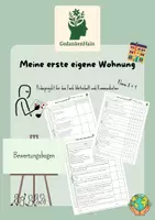 Vorschau - Stundenentwürfe - Bewertung Probeprojekt "Meine erste eigene Wohnung" 8+9 - Deckblatt