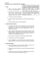 Vorschau - Arbeitsblätter - Das Holz für morgen - Kurzgeschichte - Analyse - Seite 3
