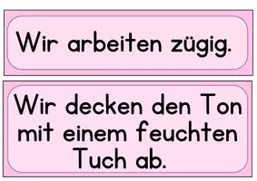 Vorschau - Poster - Tonregeln für den Werkraum - Seite 1