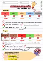 Vorschau - Arbeitsblätter - WORD ORDER (Satzstellung Englisch) - Merkblatt + AB - Seite 1