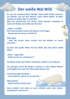 Vorschau - Arbeitsblätter - Der weiße Wal Willi Arbeitsblatt - Seite 3