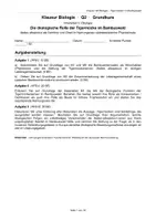 Vorschau - Arbeitsblätter - Materialpaket: Biologie-Klausuren - Mit GK und LK-Version - Seite 1