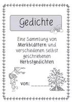 Vorschau - Arbeitsblätter - Herbst / Gedichte: Gedichte-Heft (Lyrik & Kreatives Schreiben) - Deutsch - Kl. 3/4 - Seite 2