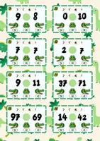 Προεπισκόπηση - Flashcards - Σύγκριση αριθμών Μεγαλύτερο Μικρότερο Ίσο - Σελίδα 2