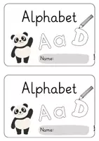 Vorschau - Arbeitsblätter - Deutsch, ABC, Alphabet, Miniheft, 2 Klasse - Seite 2