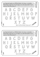 Vorschau - Arbeitsblätter - Deutsch, ABC, Alphabet, Miniheft, 2 Klasse - Seite 3