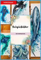 Vorschau - Mal- und Bastelvorlagen - Sommer Kunstprojekt: Ozeantiere in Action - Wasserfarben-Kunst für Herbst & Schulstart | Kunst Klasse 3, 4, 5, 6 | Ideal für Vertretungsstunden & fachfremden Kunstunterricht - Seite 3