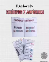 Vista previa - Refuerzo / NEE / Materiales de apoyo - SINÓNIMOS Y ANTÓNIMOS - Portada