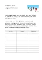 Vorschau - Arbeitsblätter - Materialpaket Wortarten im Sportfieber - Nomen, Verben & Adjektive üben - Seite 2