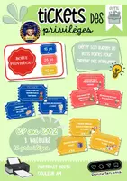Aperçu - Matériel interactif - Outil les tickets de privilègres - Page de couverture