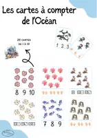 Aperçu - Jeux - Cartes à compter, Océan - Page 1