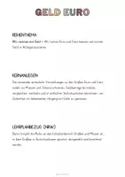 Vorschau - Unterrichtsreihen - Materialpaket: Euro - Unterrichtsreihe, UB-Stunde und Material - Seite 1