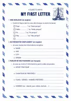 Aperçu - Apprentissages en autonomie - Aide élève pour correspondance "Penpal Project" - Page de couverture
