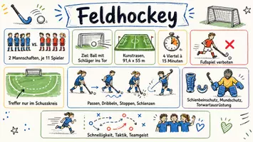 Vorschau - Arbeitsblätter - Lernposter + Arbeitsblätter zum Thema "Hockey" + Lösung & MP3 + Mindmap + Infografik - Seite 2