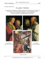 Vorschau - Stundenentwürfe - Albrecht Dürer - das Leben des großen deutschen Malers - Deckblatt