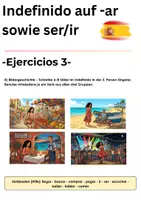 Vorschau - Arbeitsblätter - Spanisch: Indefinido auf -ar und mit ser und ir (Übungen) - Seite 3