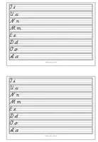 Vorschau - Arbeitsblätter - Schreibschrift LA üben und wiederholen Kl.2-3 - Seite 3