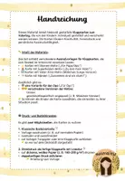Vorschau - Arbeitsblätter - Bastelvorlage: Klapp-Karte für den Vatertag / Opa (Klasse 1-4) - Seite 1