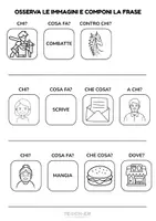 anteprima - Esercizi - Osserva le immagini e componi la frase - Pagina 3