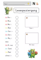 Vorschau - Arbeitsblätter - Nn Lesespaziergang - Seite 3