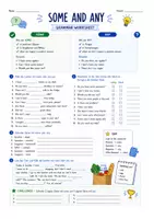 Vorschau - Arbeitsblätter - Englisch some or any Klasse 5-6 - Seite 1