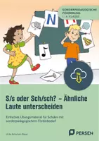 Vorschau - Arbeitsblätter - S/s oder Sch/sch? -Ähnliche Laute unterscheiden - SoPäd - Deckblatt