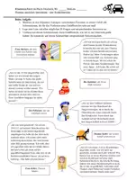 Vorschau - Klassenarbeiten - Unfallbericht Klassenarbeit, sachlich berichten inkl. Bewertungsbogen/Raster - Deckblatt