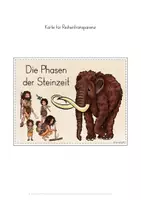 Vorschau - Stundenentwürfe - Phasen der Steinzeit Altsteinzeit Mittelsteinzeit Jungsteinzeit Unterrichtseinheit - Seite 3