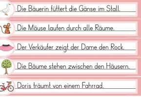 Vorschau - Arbeitsblätter - Laufdiktat Buchstabe äu für die 1. Klasse - Seite 2