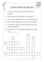 Vorschau - Arbeitsblätter - Steinzeit Arbeitsblatt kostenlos - Seite 2