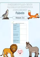 Vorschau - Arbeitsblätter - Fabeln - Deckblatt