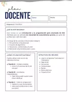 Vista previa - Unidades / Secuencias / Situaciones de Aprendizaje - Informática - Introducción a la programación paso a paso - página 1