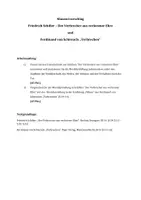 Vorschau - Klassenarbeiten - Klausur zu Ferdinand von Schirach - Verbrechen und Friedrich Schiller - Der Verbrecher aus verlorener Ehre - Seite 1