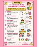 Vorschau - Mal- und Bastelvorlagen - Früchte zeichnen Schritt für Schritt – Zeichenblätter für Kindergarten & 1. Klasse (10 Motive) - Seite 1