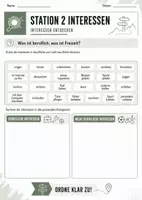Vorschau - Arbeitsblätter - Berufsorientierung – Interessen, Fähigkeiten & Stärken entdecken | 7 Stationen, Klasse 7-9 - Seite 2