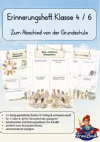Vorschau - Anderer Materialtyp - Abschied Grundschule / Klasse 4, 6 / Abschlusszeitung - Deckblatt