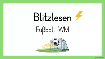 Vorschau - Präsentationen/Tafelbilder - Freebie: Blitzlesen für die digitale Tafel: Fußball-WM (Kl. 2-4) - Seite 3