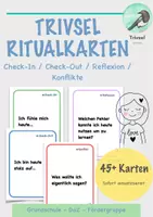 Vorschau - Fördermaterial/Inklusion - Feste Rituale für mehr Klassengemeinschaft – Trivsel Check-in & Check-out mit Karten zur Reflexion & Konfliktlösung - Deckblatt