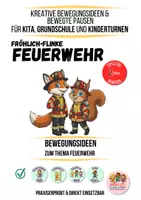 Vorschau - Spiele - Fröhlich•Flinke Feuerwehr Bewegungsideen - Deckblatt