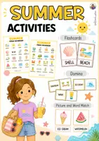 Aperçu - Préparation de séquence / Séquence complète - Pack d’activités d’été (EN) - Page de couverture