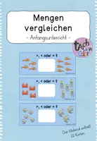 Vorschau - Spiele - Mengen vergleichen - Anfangsunterricht - Mathematik - Deckblatt
