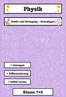 Vorschau - Arbeitsblätter - Kräfte und Bewegung - PhET-Arbeitsblatt - Deckblatt