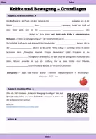 Vorschau - Arbeitsblätter - Kräfte und Bewegung - PhET-Arbeitsblatt - Seite 2