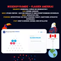 Vorschau - Spiele - Wissenspyramide - Flaggen Amerikas - Deckblatt