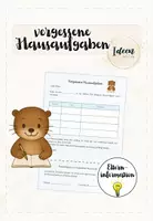 Vorschau - Anderer Materialtyp - Otterklasse vergessene Hausaufgaben - Deckblatt