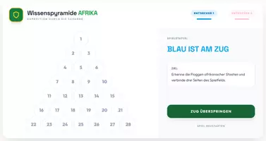 Vorschau - Spiele - Wissenspyramide - Flaggen Afrikas - Seite 1