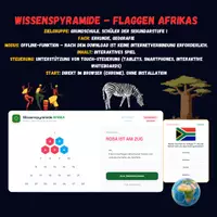 Vorschau - Spiele - Wissenspyramide - Flaggen Afrikas - Deckblatt